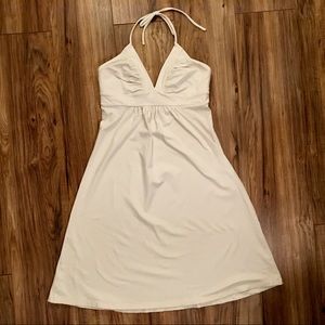 Susana Monaco White Jersey Halter Dress